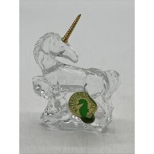 Vintage Waterford Crystal Unicorn Figurine Made In Ireland 3”T